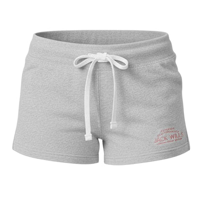 Grey Marl Marl - Front - Jack Wills Womens-Ladies Logo Sweat Shorts