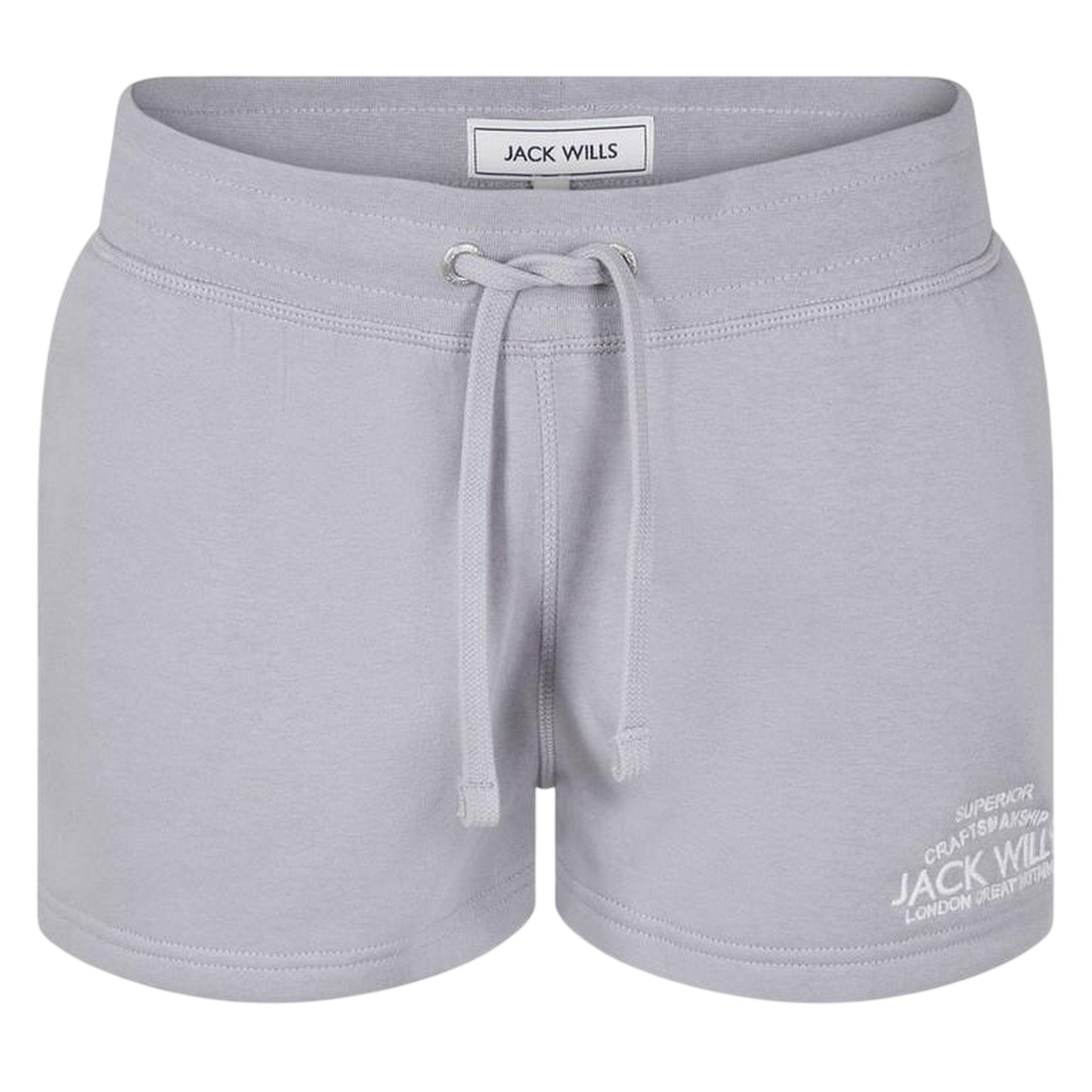Haze - Front - Jack Wills Womens-Ladies Logo Sweat Shorts