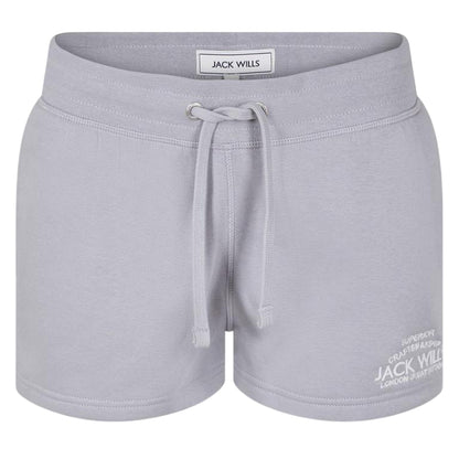 Haze - Front - Jack Wills Womens-Ladies Logo Sweat Shorts
