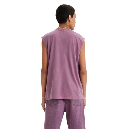 Purple - Back - Levis Mens Graphic Print Pride Tank Top