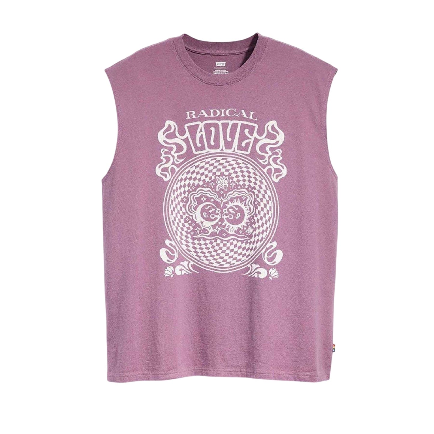 Purple - Front - Levis Mens Graphic Print Pride Tank Top