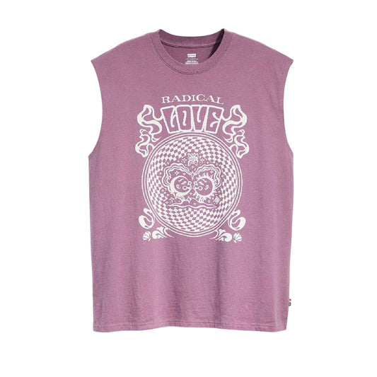 Purple - Front - Levis Mens Graphic Print Pride Tank Top