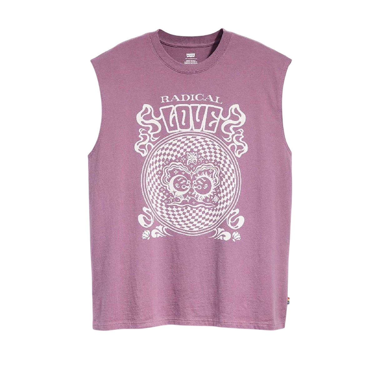 Purple - Front - Levis Mens Graphic Print Pride Tank Top