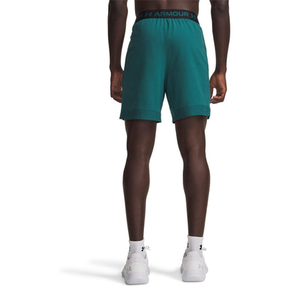 Green - Side - Under Armour Mens Vanish Shorts
