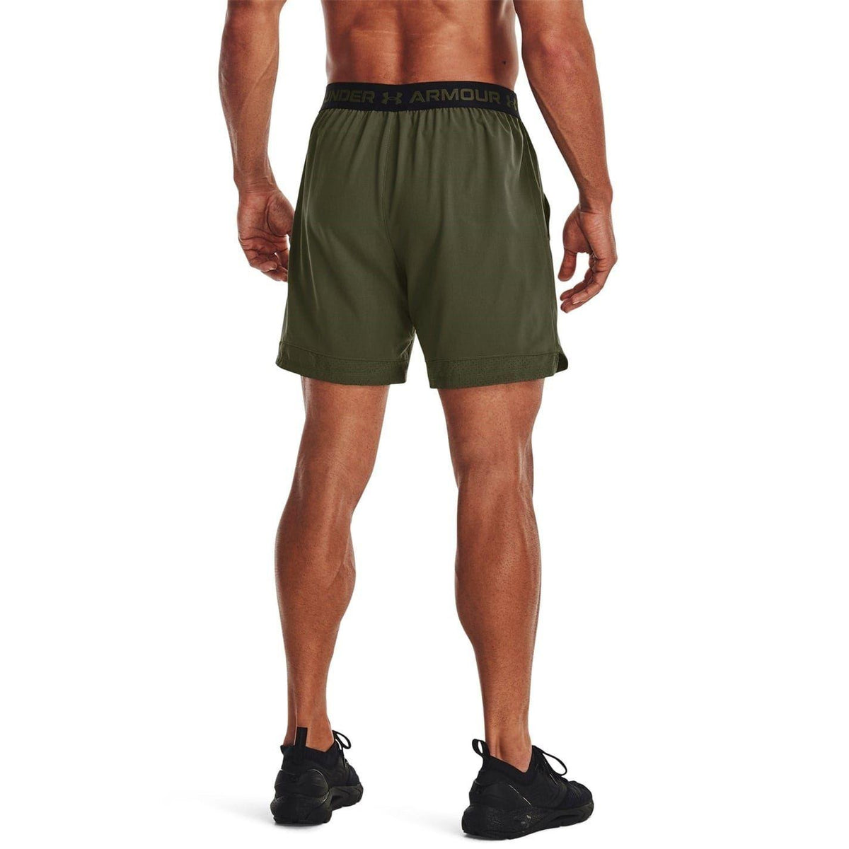 Marine OD Green - Side - Under Armour Mens Vanish Shorts
