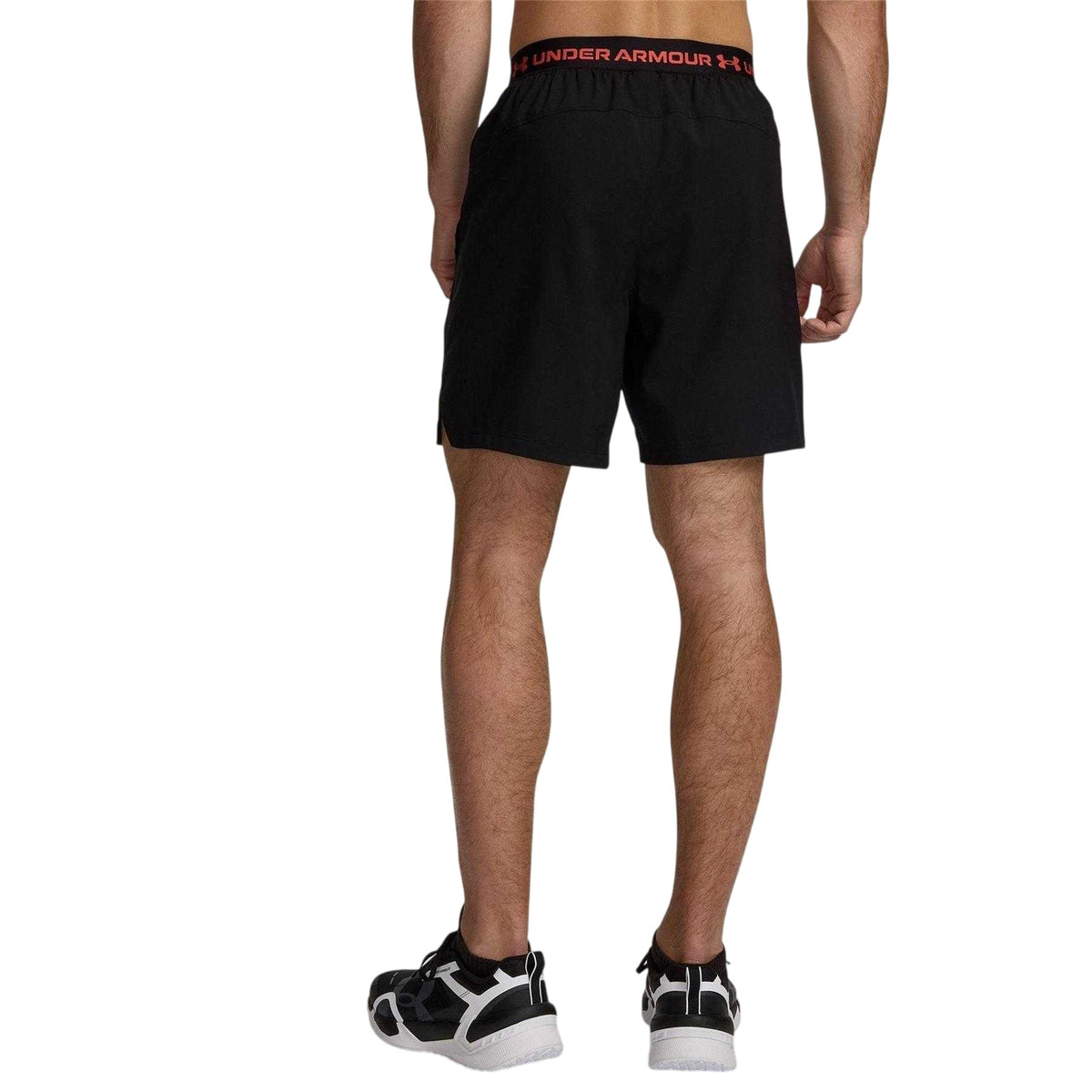 Black-Red - Back - Under Armour Mens Vanish Shorts