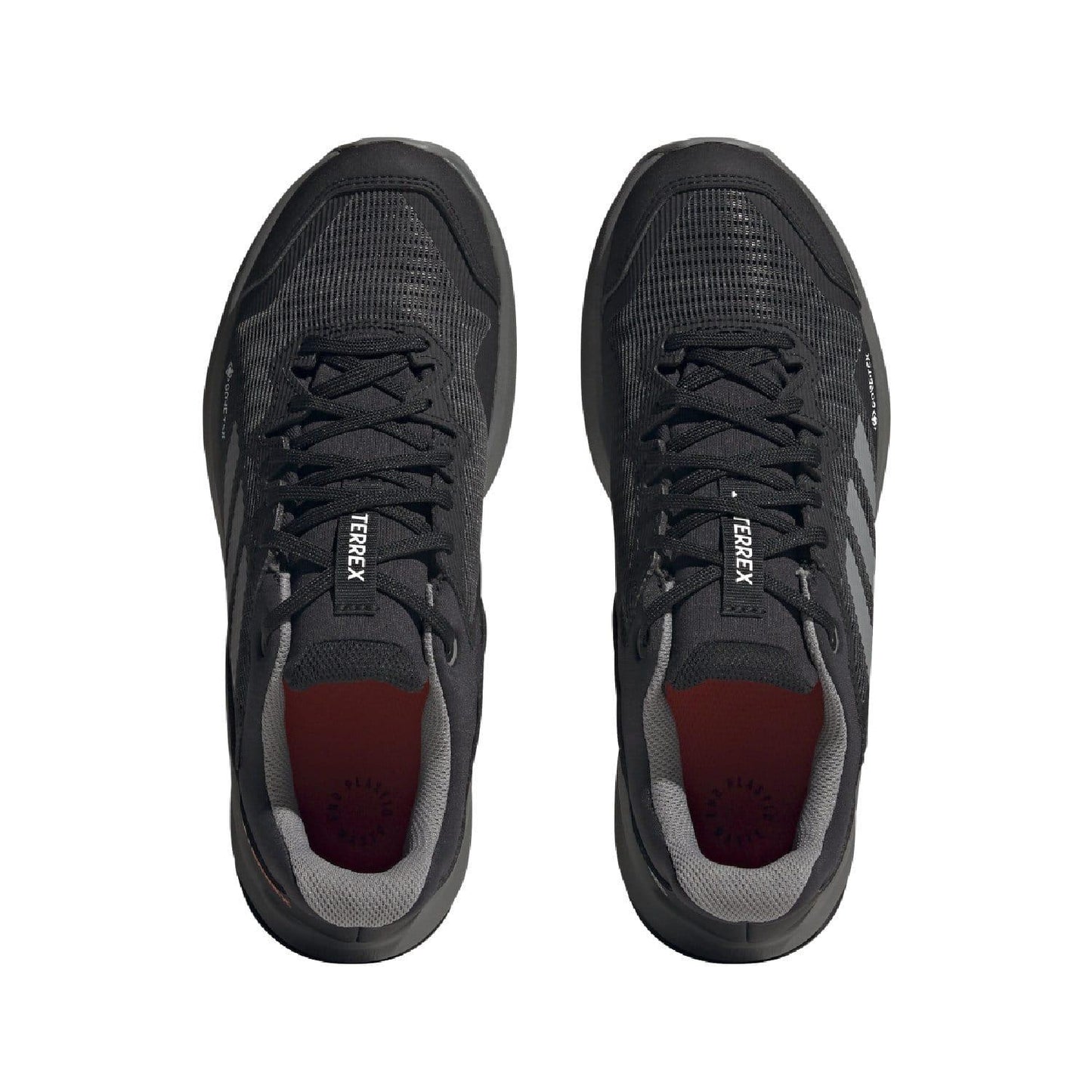 Black - Side - Adidas Mens Terrex Trail Rider GORE-TEX Running Trainers
