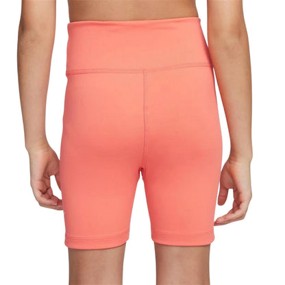 Grey Heather - Front - Nike Girls Dri-FIT Compression Shorts