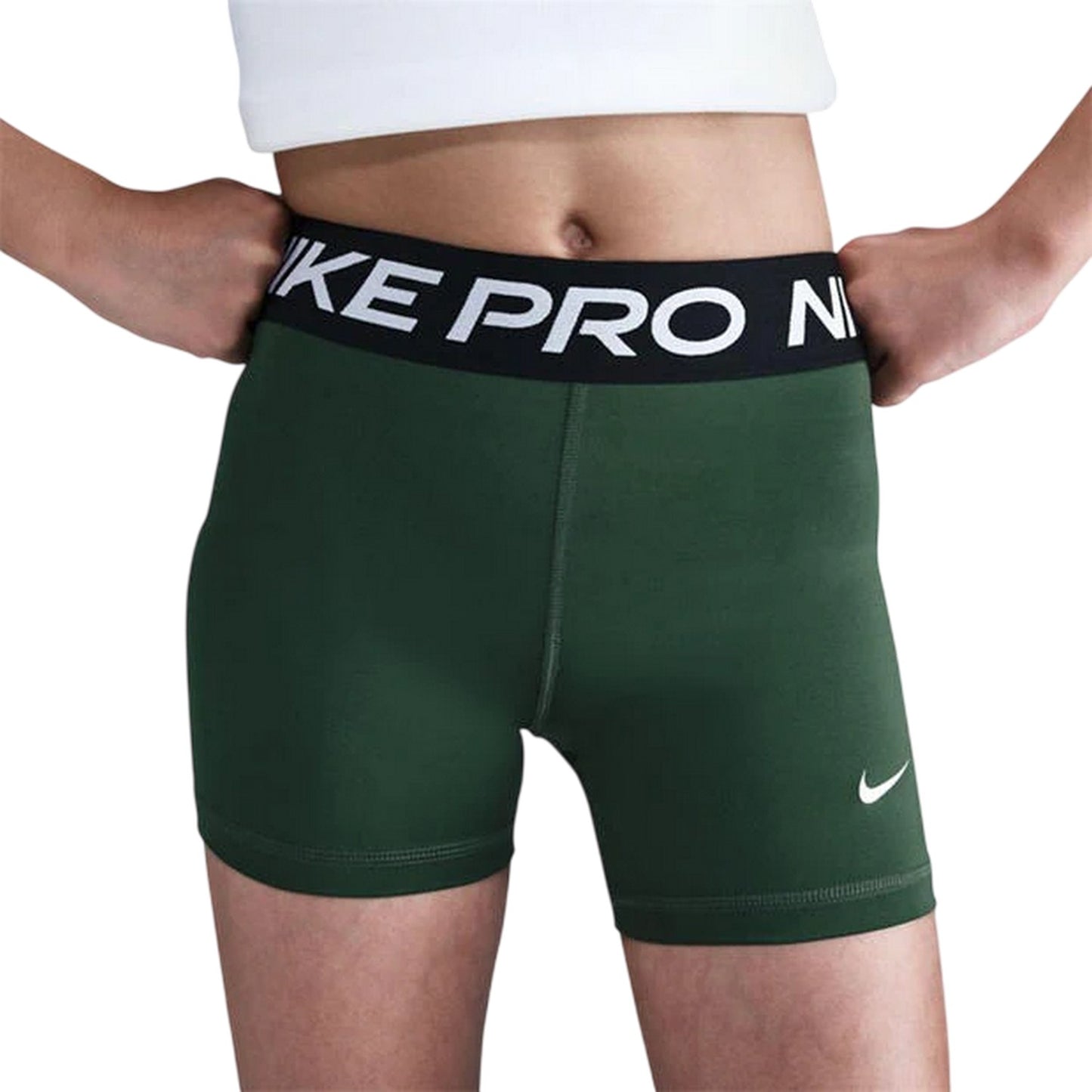 Light Thistle - Back - Nike Girls Dri-FIT Compression Shorts