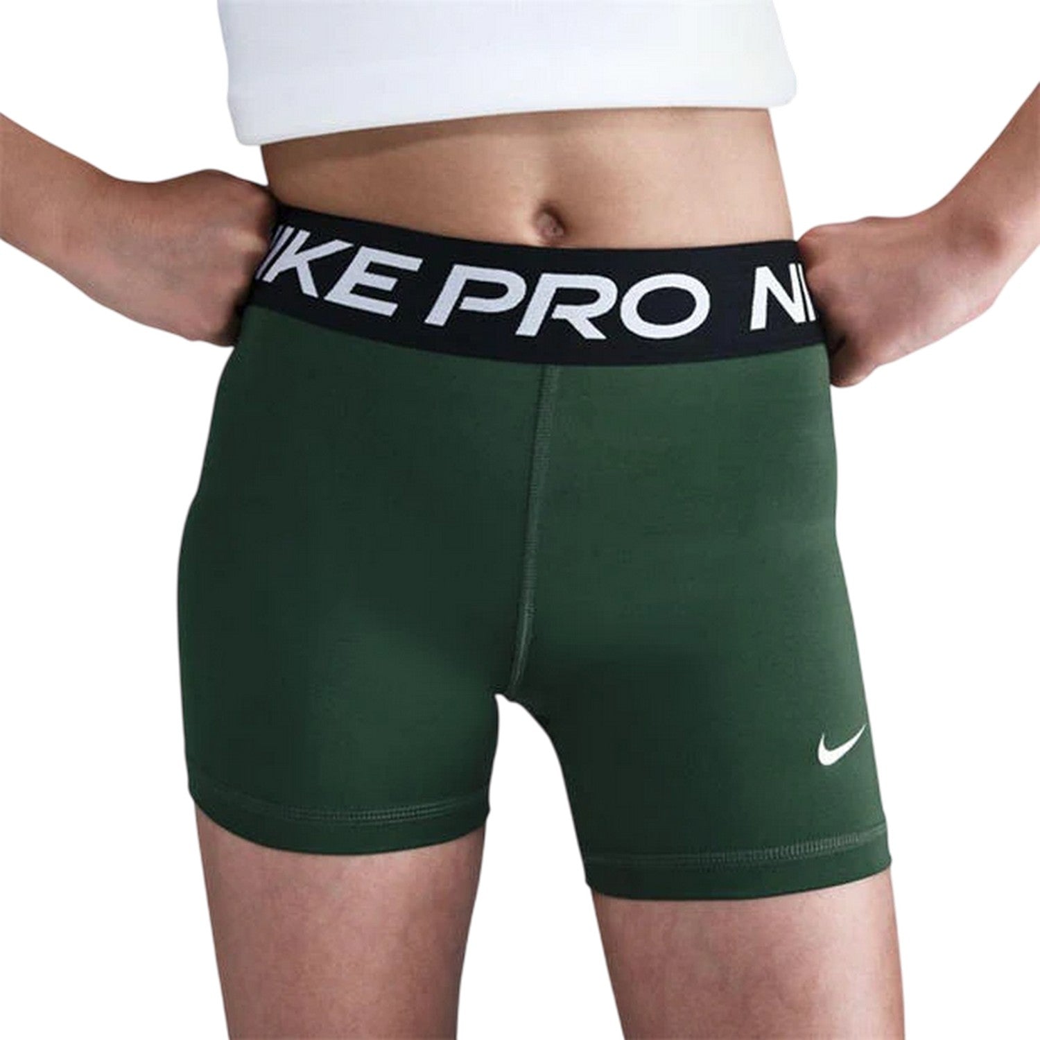 Light Thistle - Back - Nike Girls Dri-FIT Compression Shorts