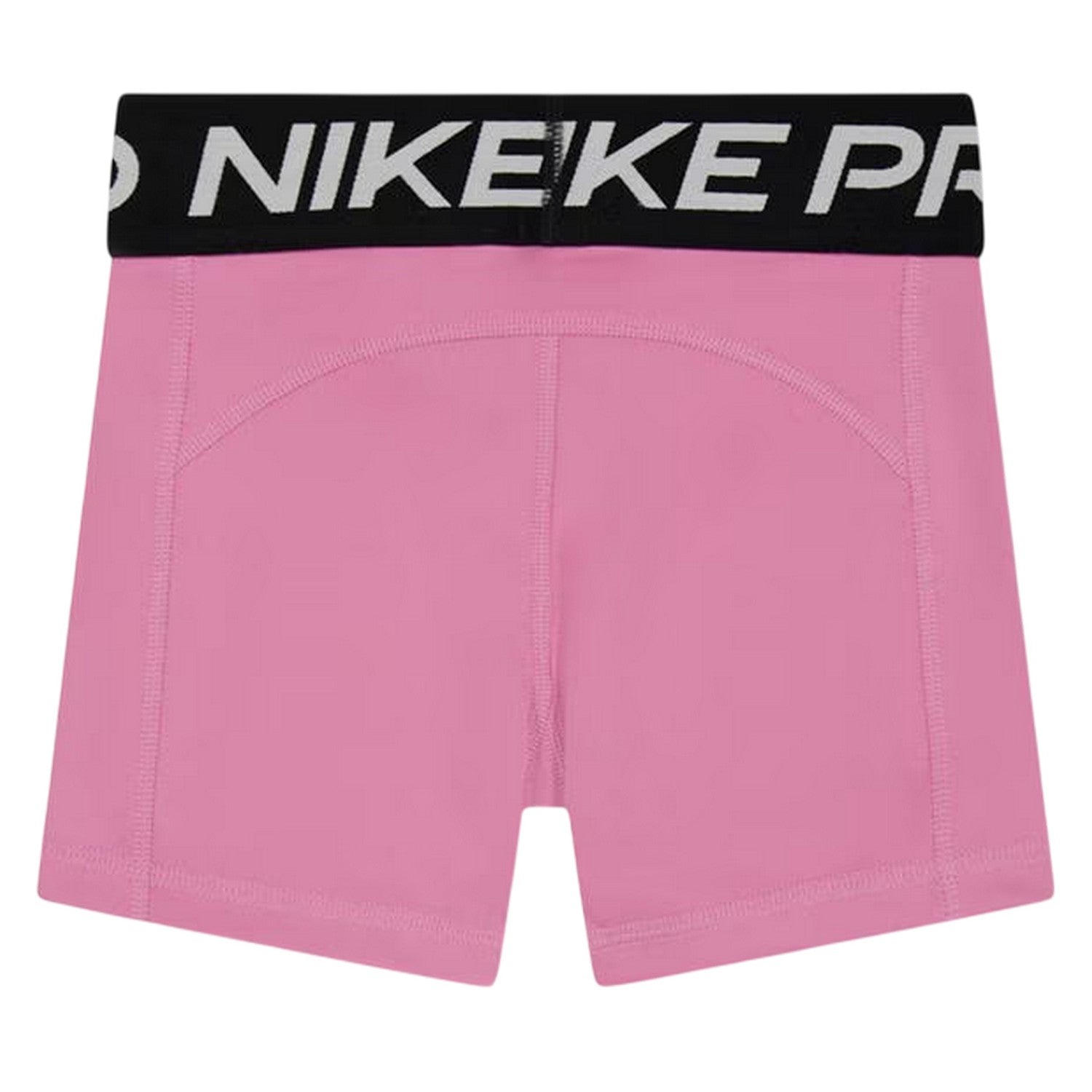 Flamingo Pink - Back - Nike Girls Dri-FIT Compression Shorts