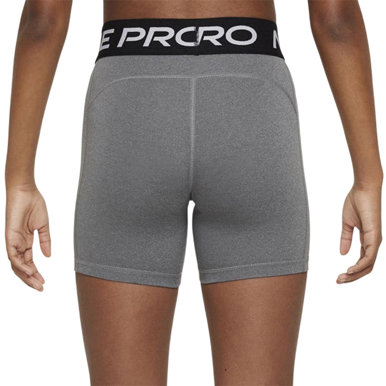 Grey Heather - Lifestyle - Nike Girls Dri-FIT Compression Shorts