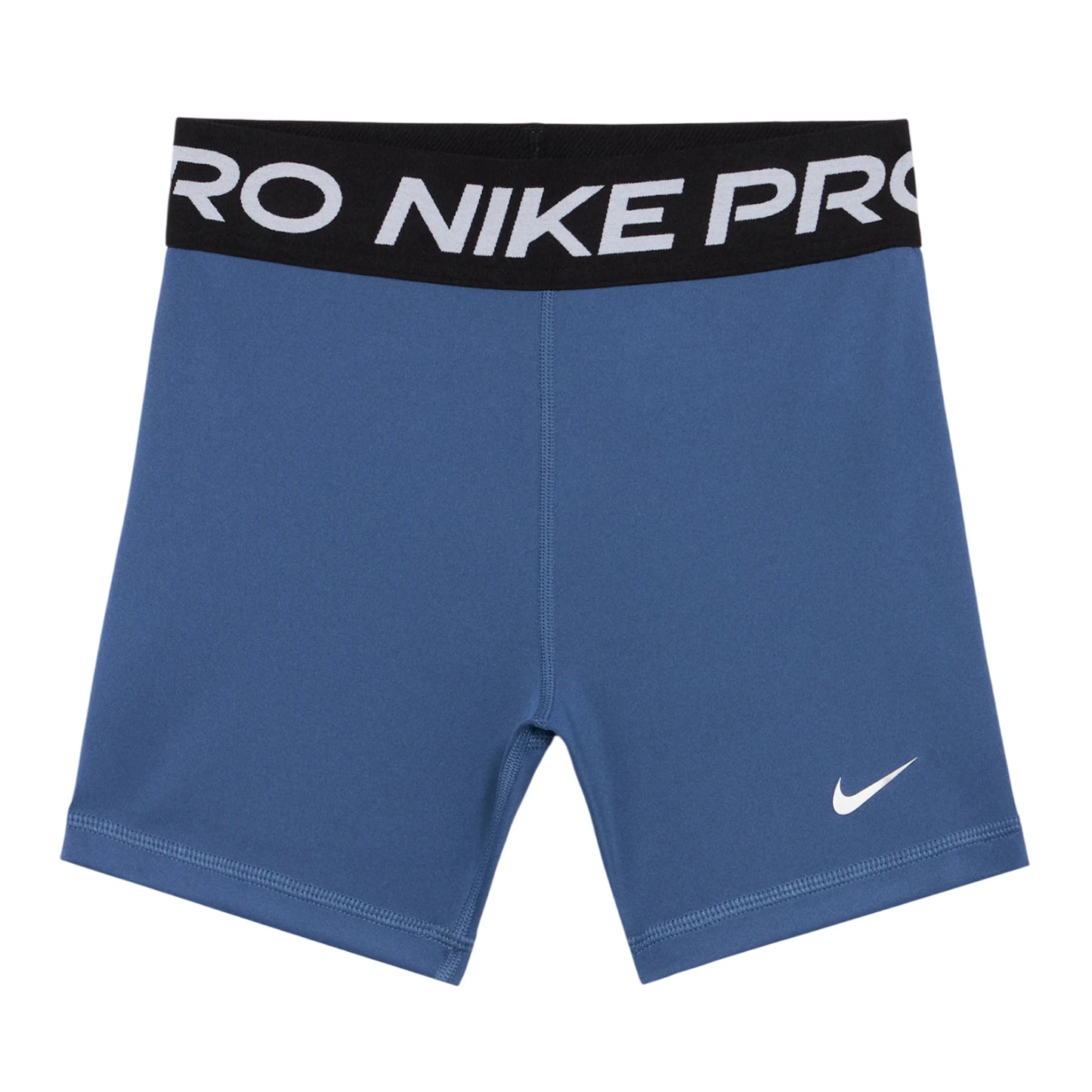 Mystic Blue - Front - Nike Girls Dri-FIT Compression Shorts