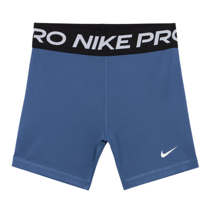 Mystic Blue - Front - Nike Girls Dri-FIT Compression Shorts