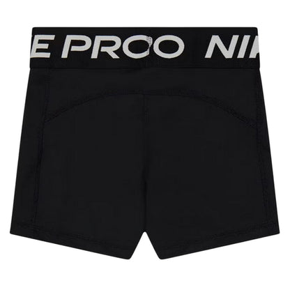 Black-White - Back - Nike Girls Dri-FIT Compression Shorts