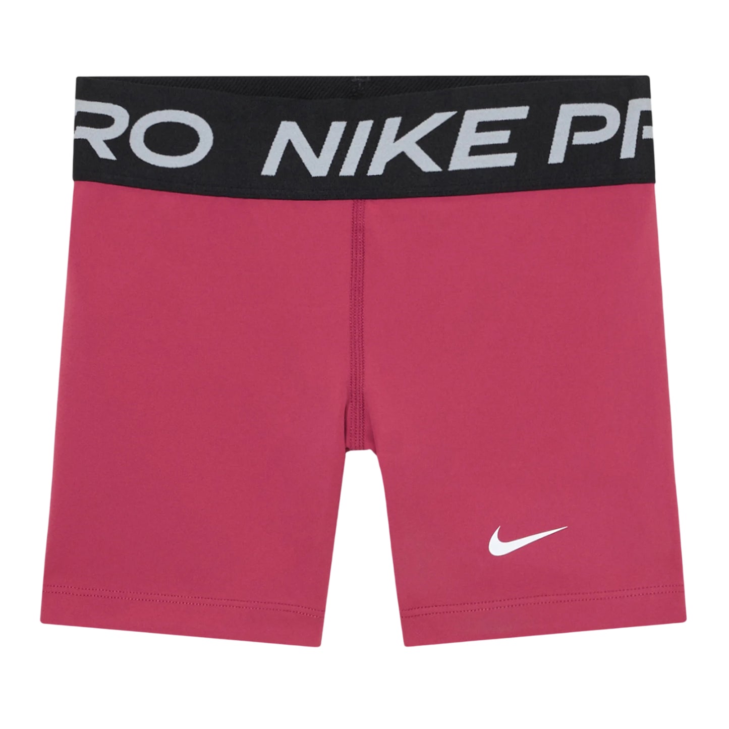 Beet Red - Front - Nike Girls Dri-FIT Compression Shorts