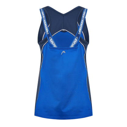 Blue - Back - Head Womens-Ladies Talia Tank Top