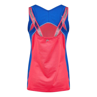 Pink - Back - Head Womens-Ladies Talia Tank Top