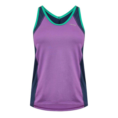 Purple - Front - Head Womens-Ladies Talia Tank Top
