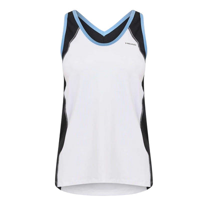 White - Front - Head Womens-Ladies Talia Tank Top