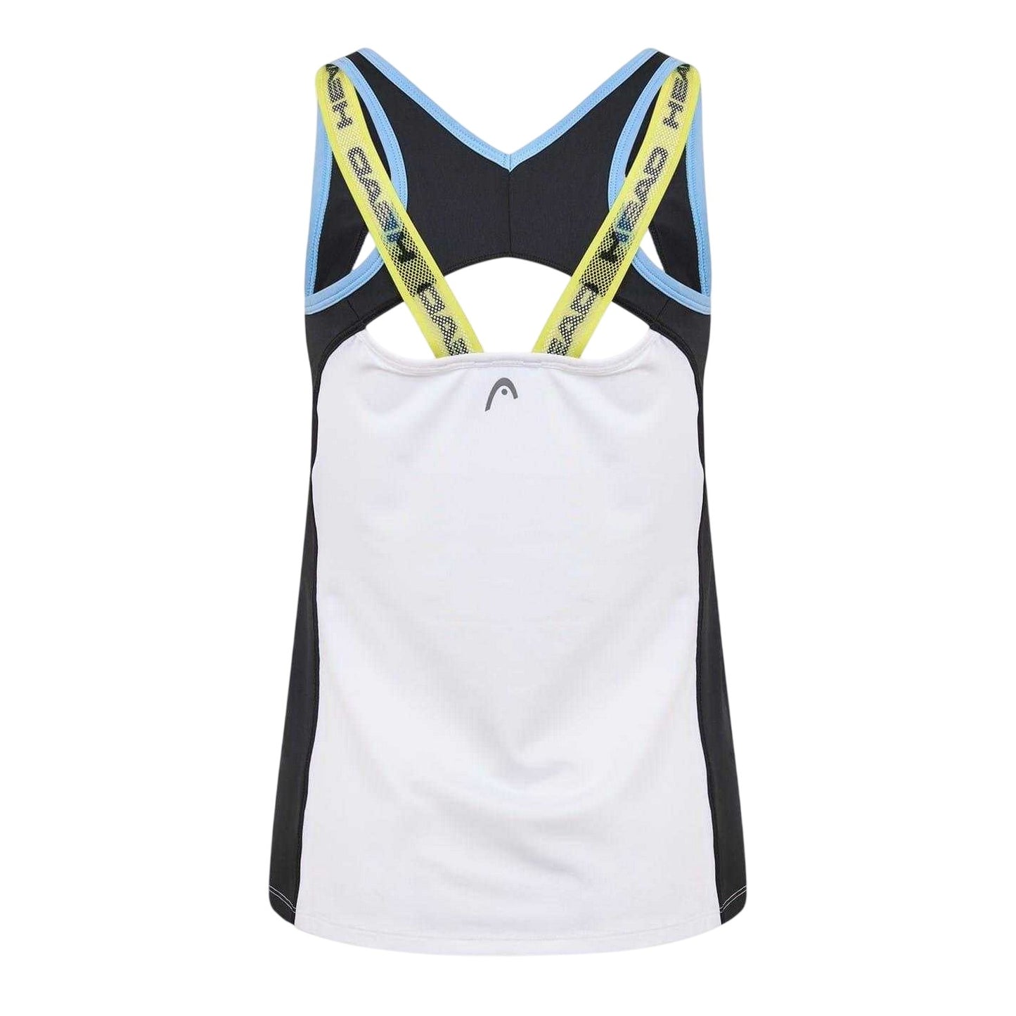 White - Back - Head Womens-Ladies Talia Tank Top