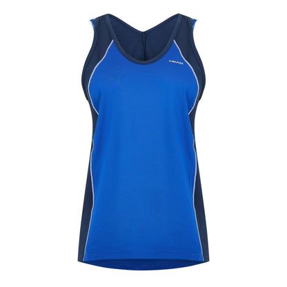 Blue - Front - Head Womens-Ladies Talia Tank Top