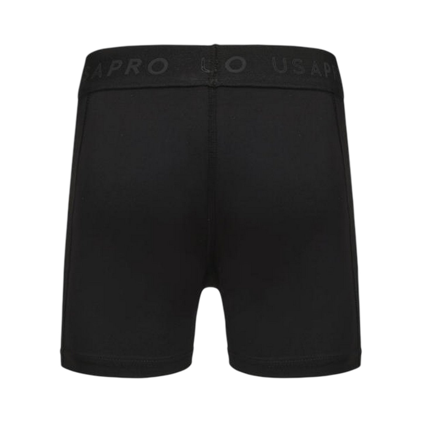Black - Back - USA Pro Girls Training Shorts
