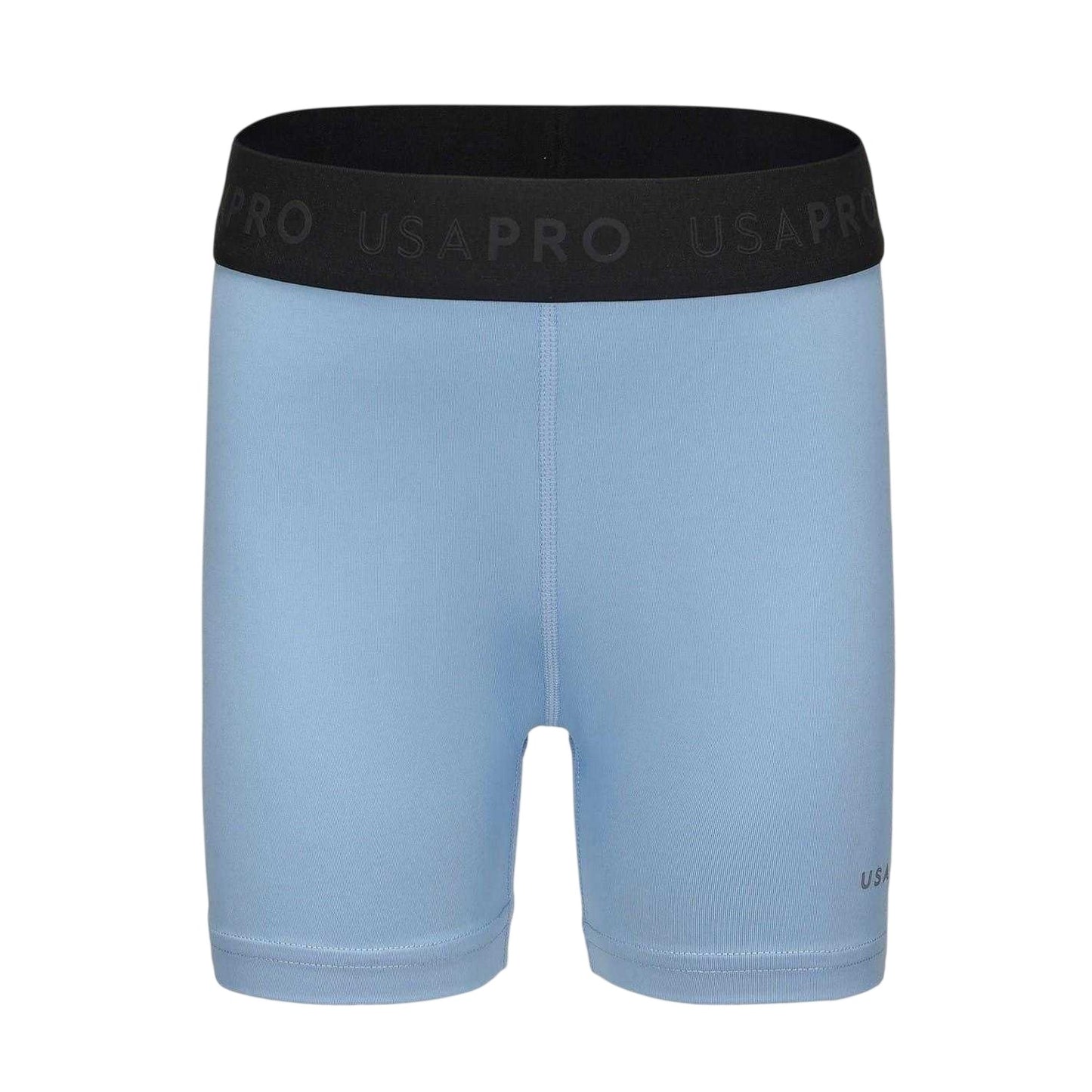 Brunnera Blue - Front - USA Pro Girls Training Shorts