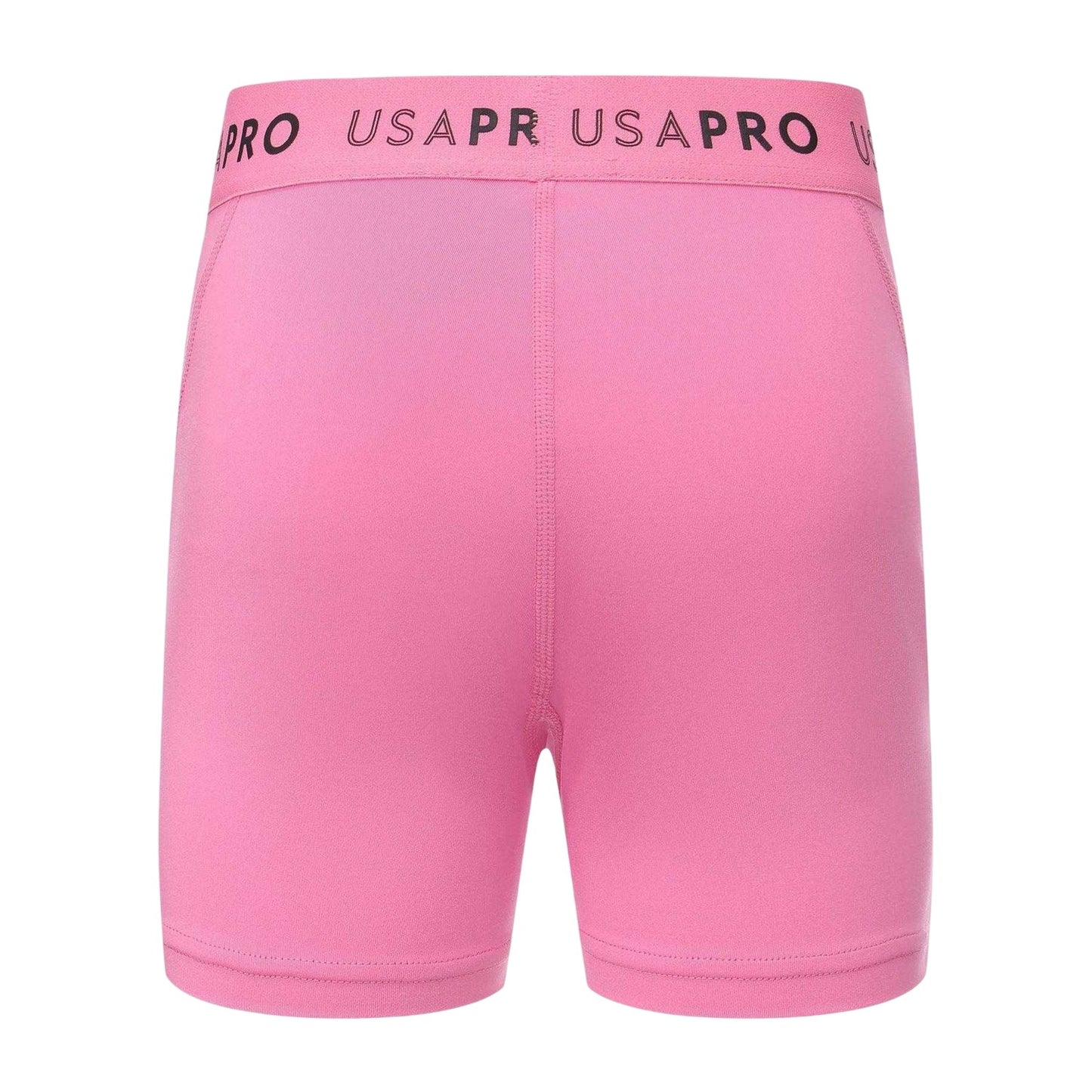 Pink - Back - USA Pro Girls Training Shorts