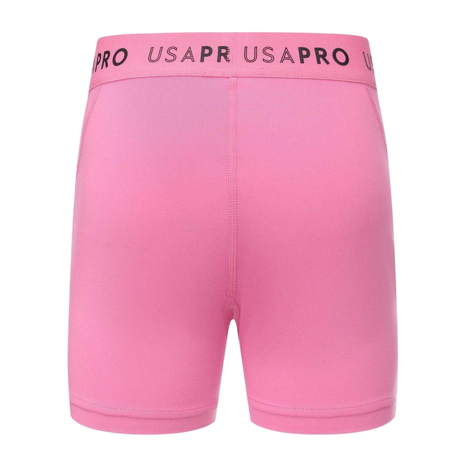 Pink - Back - USA Pro Girls Training Shorts