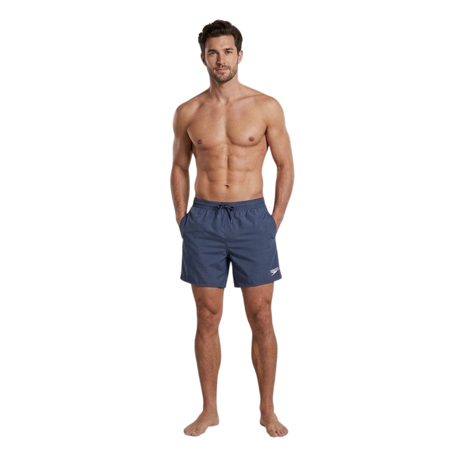 Lead Grey - Side - Speedo Mens Essential Swim Shorts