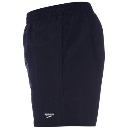 Navy - Side - Speedo Mens Essential Swim Shorts