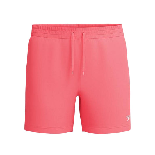 Neon Coral - Front - Speedo Mens Essential Swim Shorts