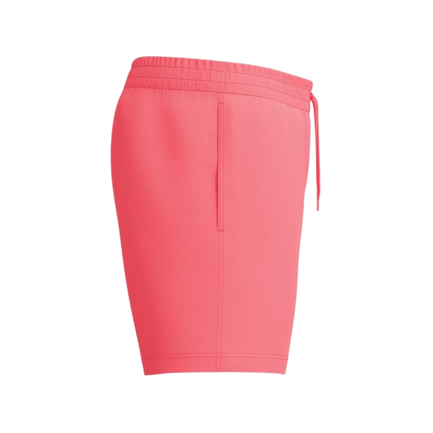 Neon Coral - Side - Speedo Mens Essential Swim Shorts