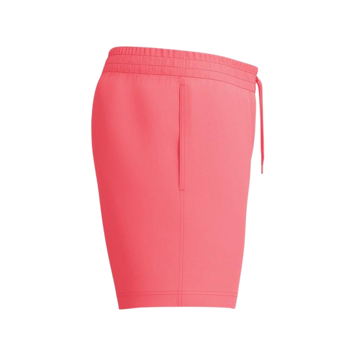 Neon Coral - Side - Speedo Mens Essential Swim Shorts