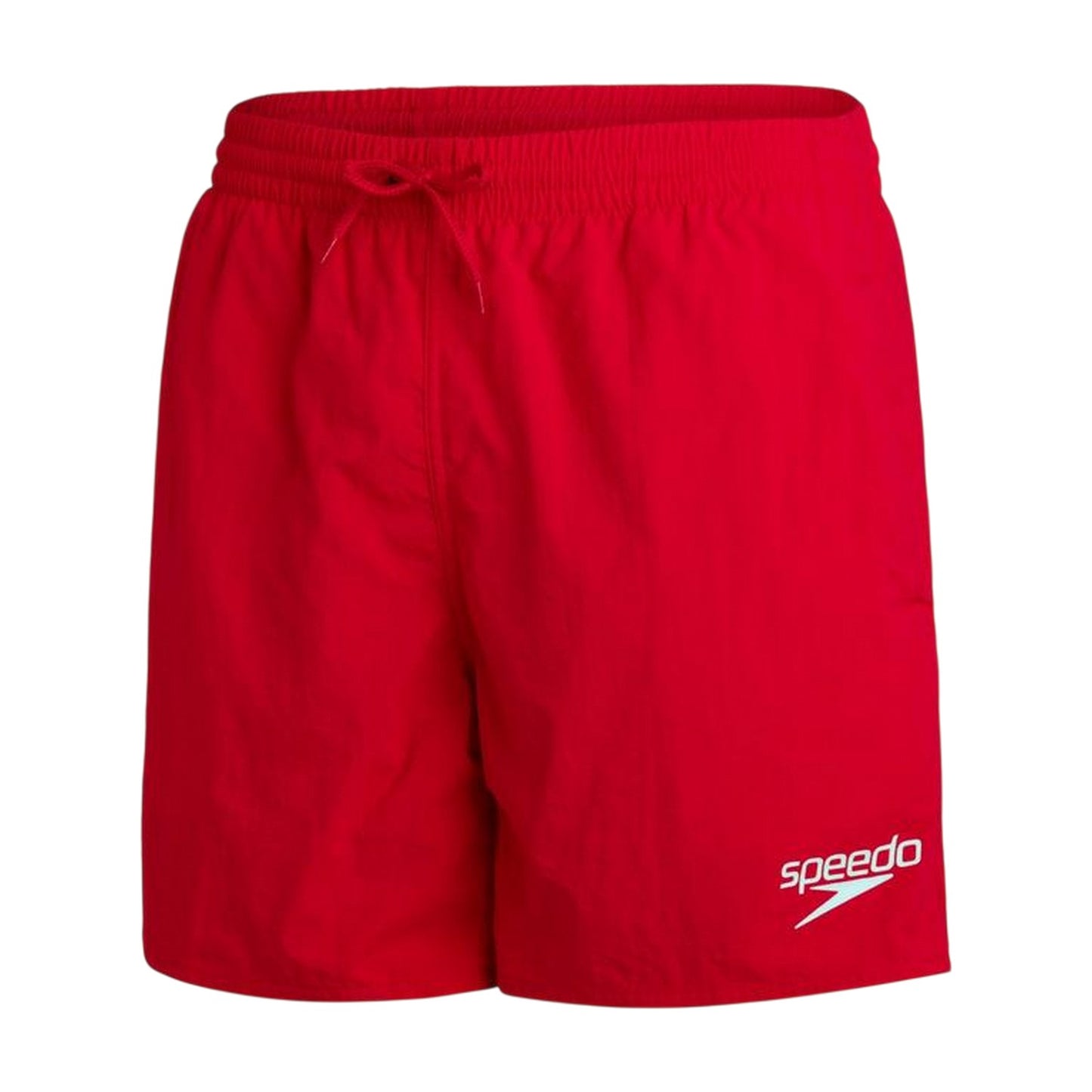 Red - Front - Speedo Mens Essential Swim Shorts