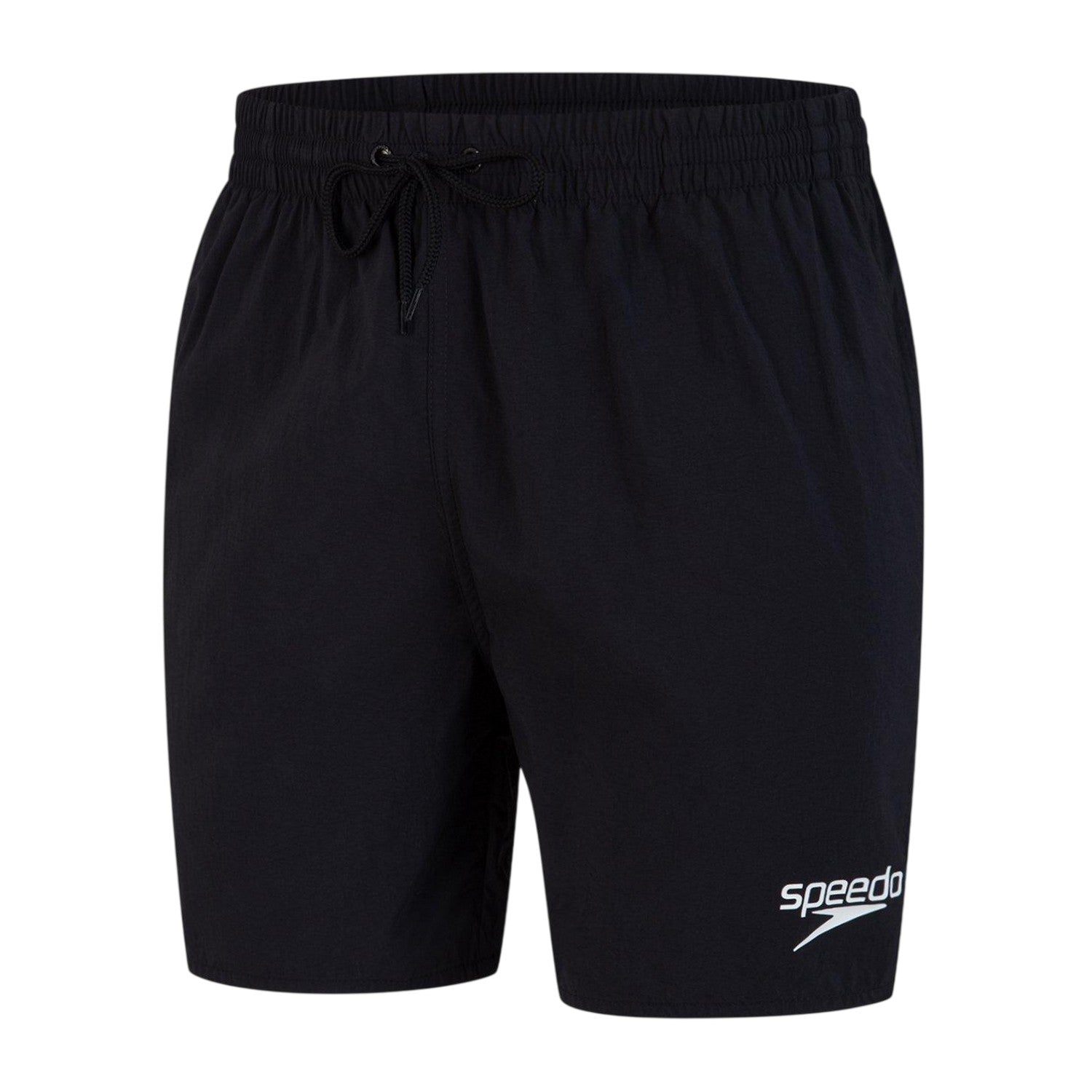 Black - Back - Speedo Mens Essential Swim Shorts