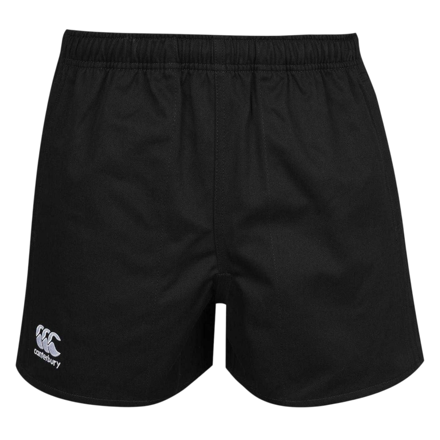 Black - Front - Canterbury Mens Logo Rugby Shorts