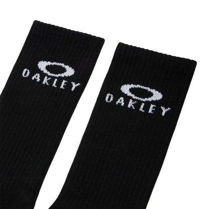 Blackout - Back - Oakley Mens Ellipse Crew Socks (Pack of 3)