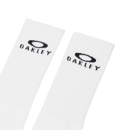 White - Back - Oakley Mens Ellipse Crew Socks (Pack of 3)