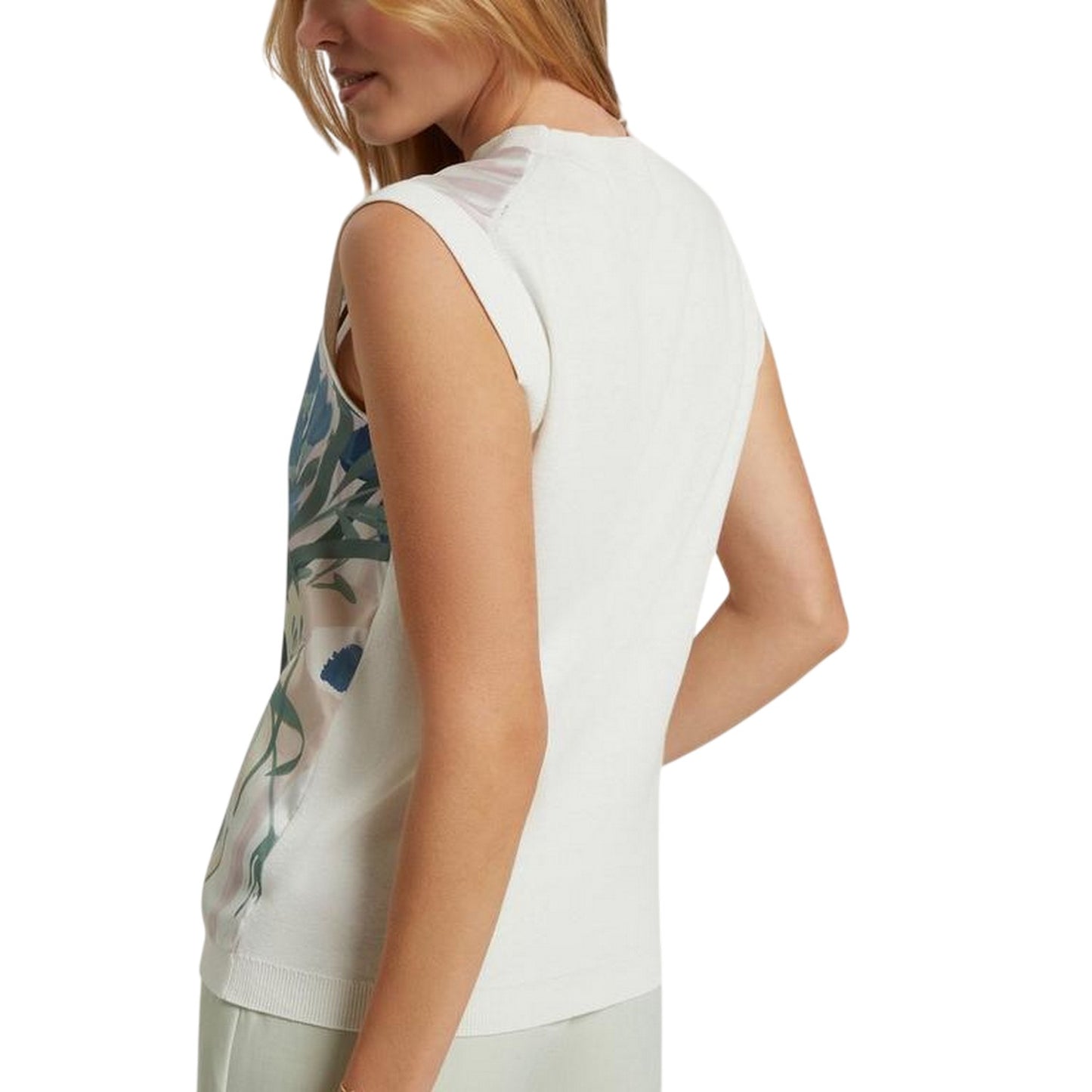 Pink - Back - Ted Baker Womens-Ladies Floral Woven Tank Top