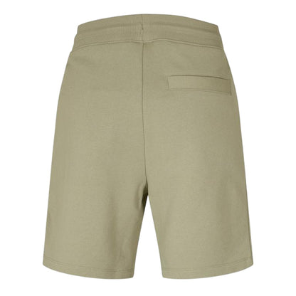 Dark Green - Back - Hugo Mens Fleece Sweat Shorts