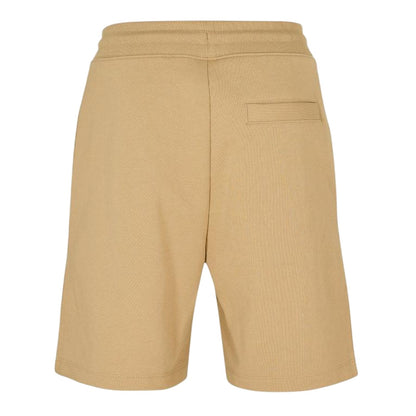 Sand - Back - Hugo Mens Fleece Sweat Shorts