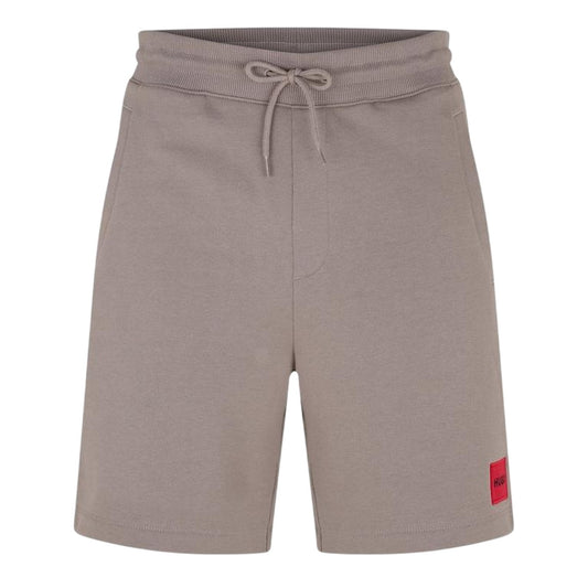 Brown - Front - Hugo Mens Fleece Sweat Shorts