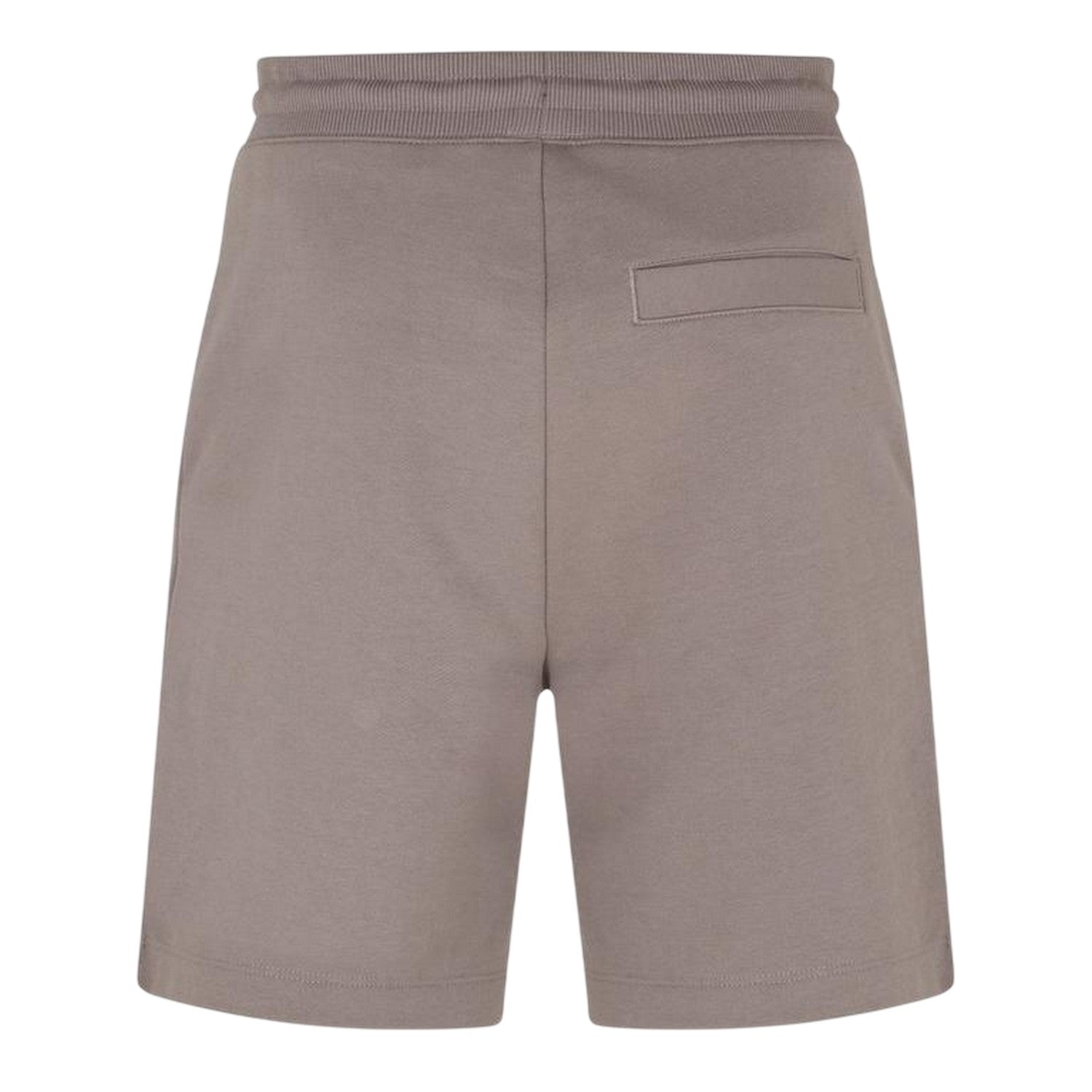 Brown - Back - Hugo Mens Fleece Sweat Shorts