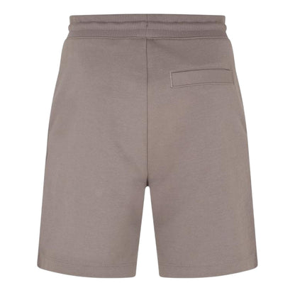 Brown - Back - Hugo Mens Fleece Sweat Shorts