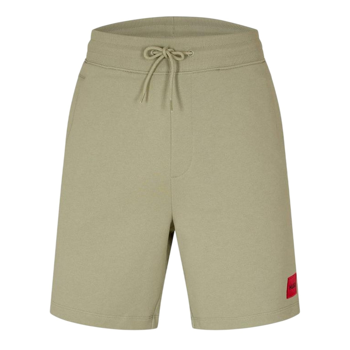 Dark Green - Front - Hugo Mens Fleece Sweat Shorts