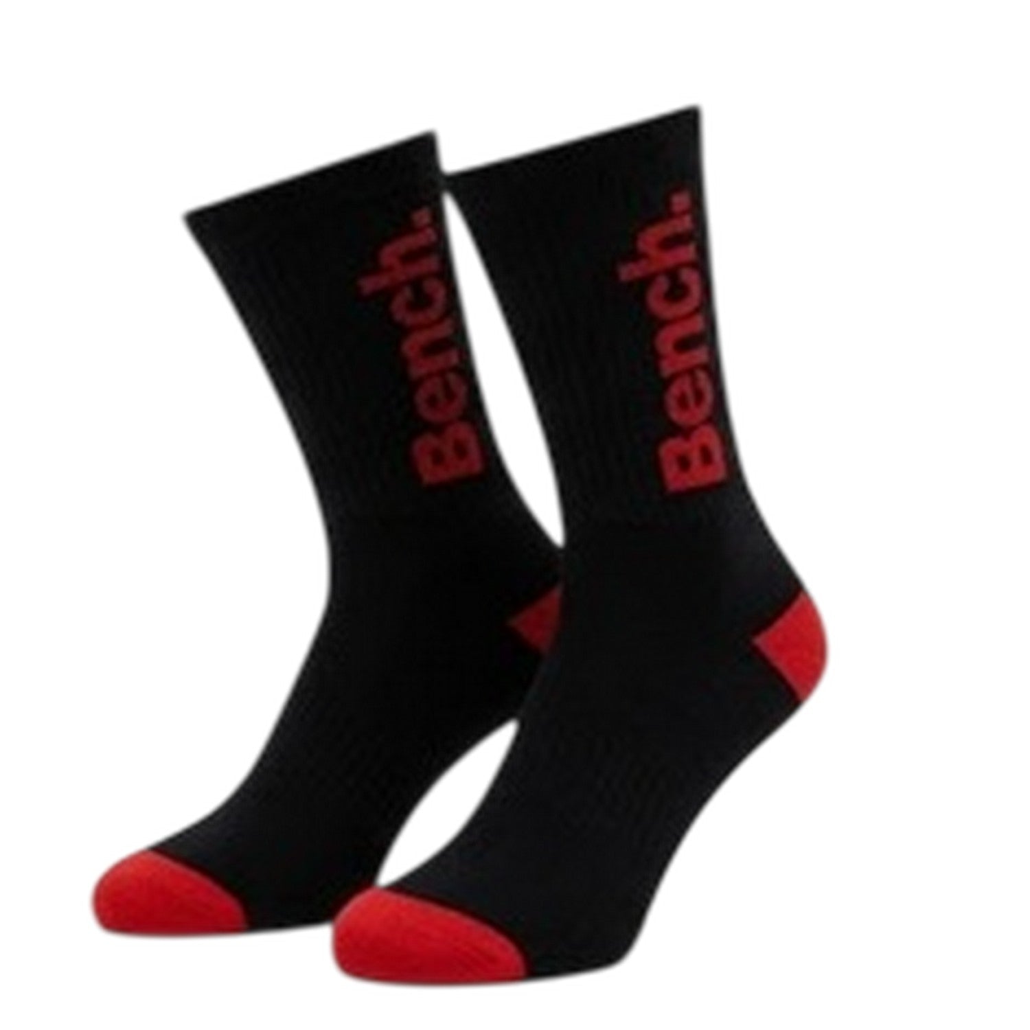 Black - Lifestyle - Bench Mens Cotton Dress Socks (Pack of 7)