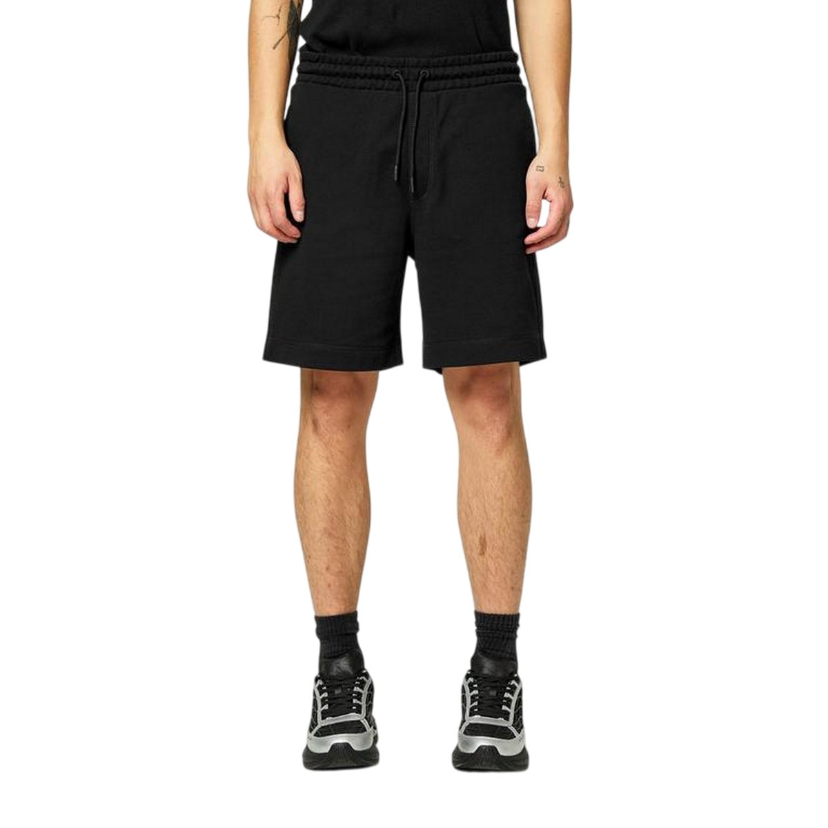 Black - Front - Boss Mens Sewalk Shorts