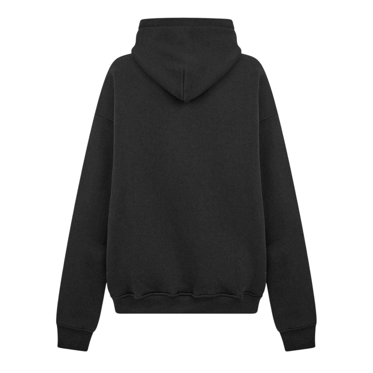 Black - Back - Couture Mens Heavyweight Relaxed Fit Hoodie